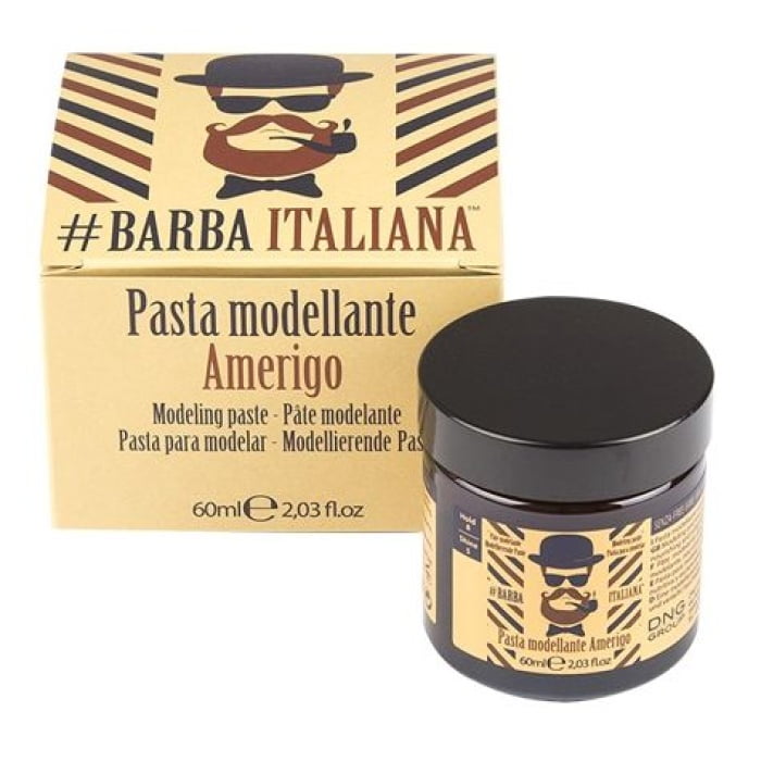 Barzdos plauku modeliavimo pasta Barba Italiana Modeling Paste Amerigo BI7 60 ml