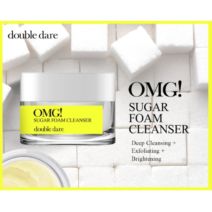 Kreminis sveiciamasis veido odos prausiklis OMG Sugar Foam Cleanser OMG SUGAR 30 g 2