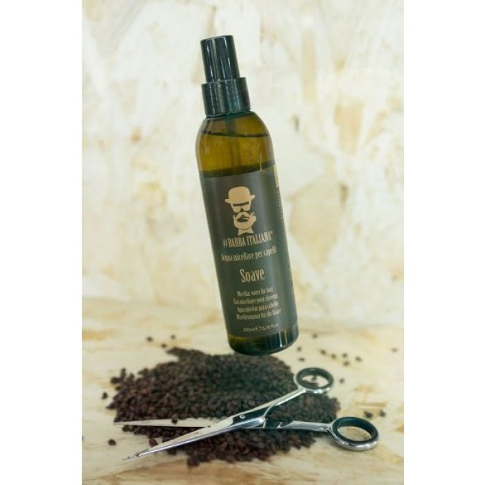 Micelinis vanduo plaukams ir barzdai Barba Italiana Soave Moisturizing hair spray BI70077 150 ml 1
