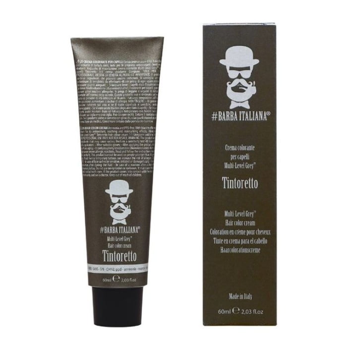 Plauku dazai vyrams Barba Italiana Tintoretto Multi Level Grey BI037 Nr. 3 60 ml