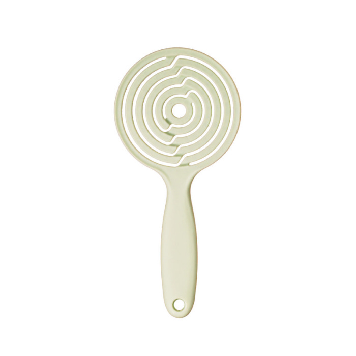 Apvalios formos sepetys plaukams skirtas plauku dziovinimui OSOM Professional Lollipop Vent Brush Matte Mint OSOM15486 metinis su nailono spygliukais ir serno sereliais 2