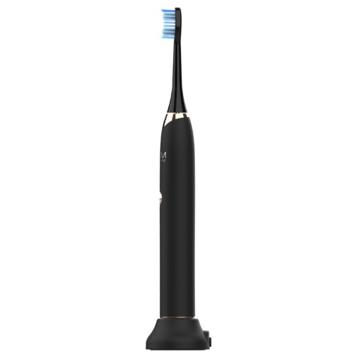 Ikraunamas elektrinis garsinis dantu sepetelis OSOM Oral Care Sonic Toothbrush Black OSOMORALT7BL juodos spalvos IPX7 5