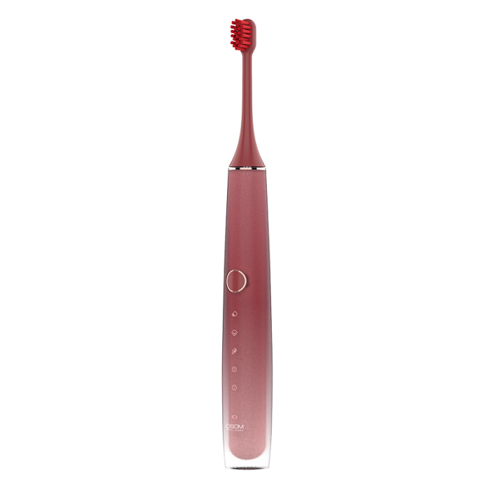 Ikraunamas elektrinis garsinis dantu sepetelis OSOM Oral Care Sonic Toothbrush Rose OSOMORALT40ROSE su veido valymomasazavimo antgaliu 3