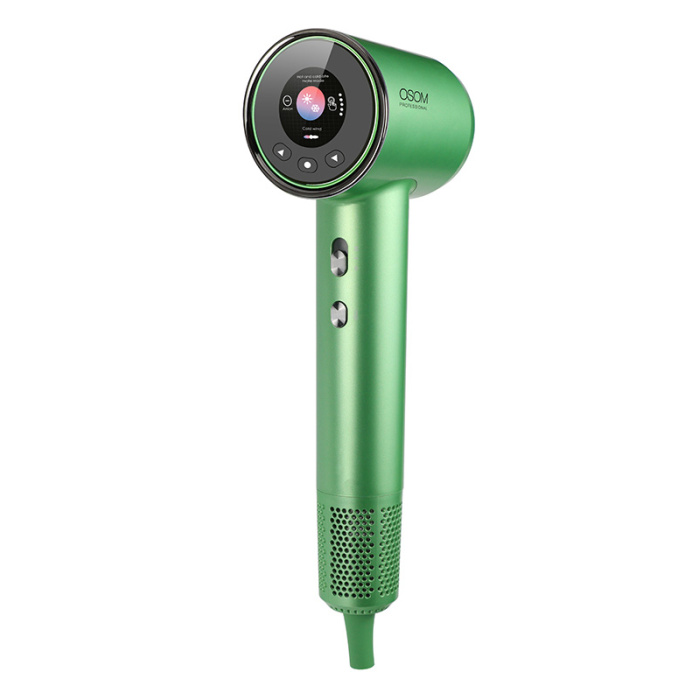 Plauku dziovintuvas OSOM Professional Touch Sensor Hair Dryer Green OSOMP182GN 1600 W zalias