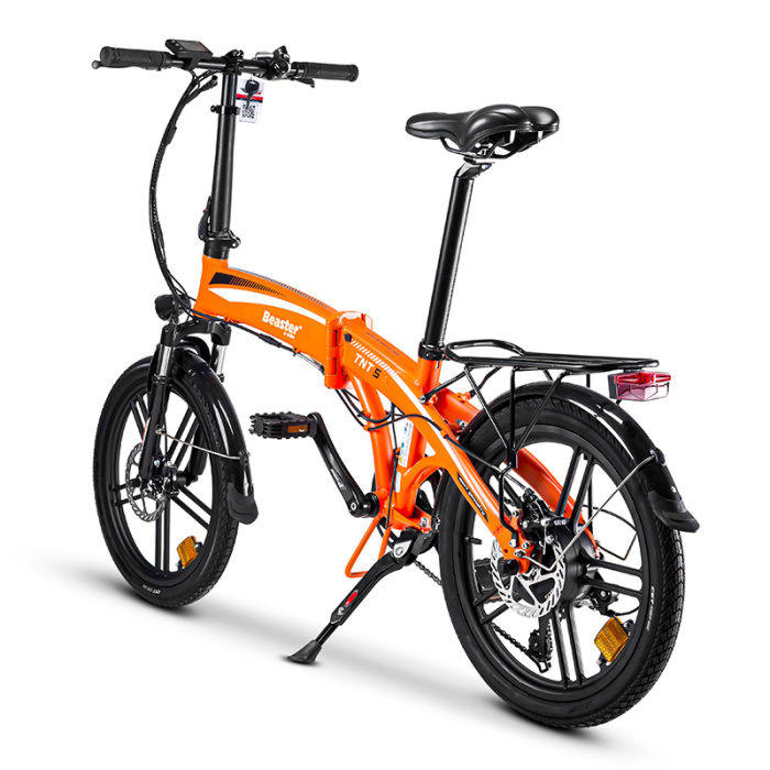 Elektrinis dviratis Beaster BS29B 250 W 36 V 88 Ah oranzinis sulankstomas 2