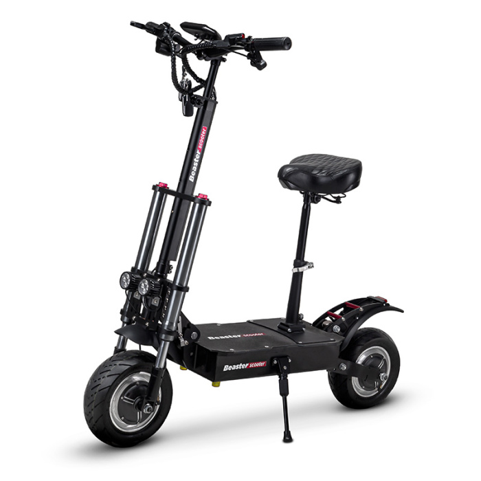 Elektrinis paspirtukas Beaster Scooter BS50ST 2400 W 60 V 26 Ah hidrauliniai stabdziai miesto padangos