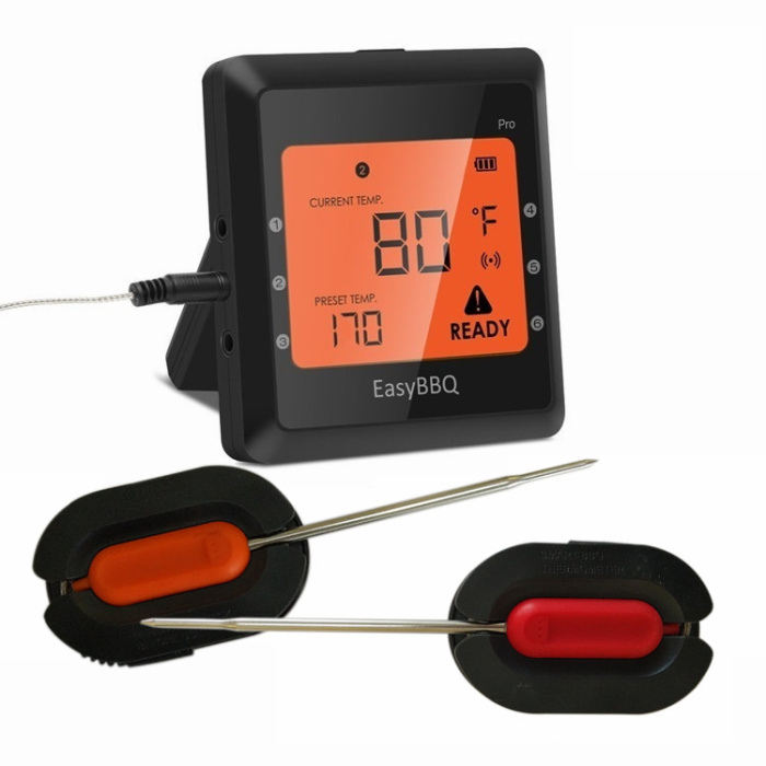 Grilio termometras EASYBBQPro4 naudojamas su Bluetooth ir telefono programele 3