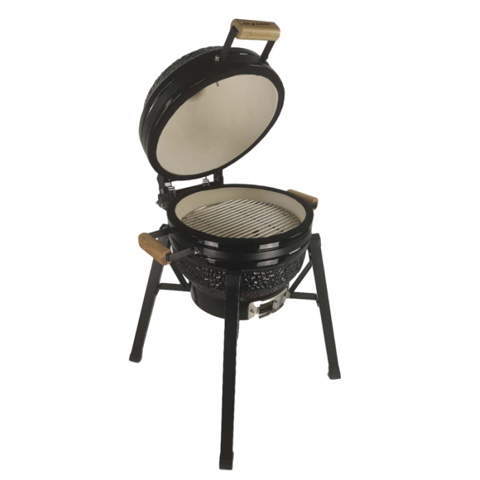 Kamado grilis su priedais Zyle 398 cm Starter ZY16KSBLSET juodas 4