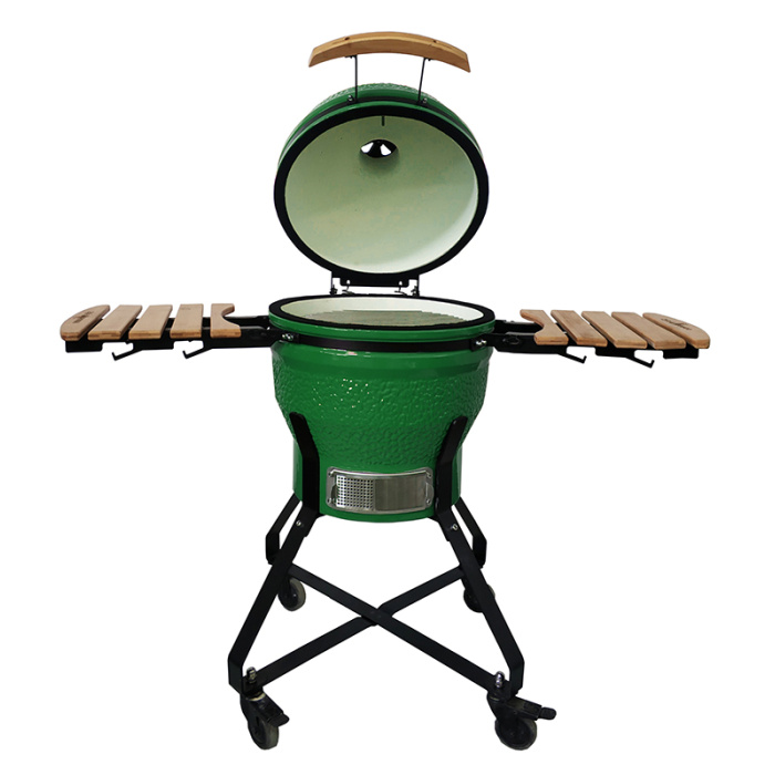 Kamado grilis su priedais Zyle 45 cm Medium ZY18KSGRSET zalias 2