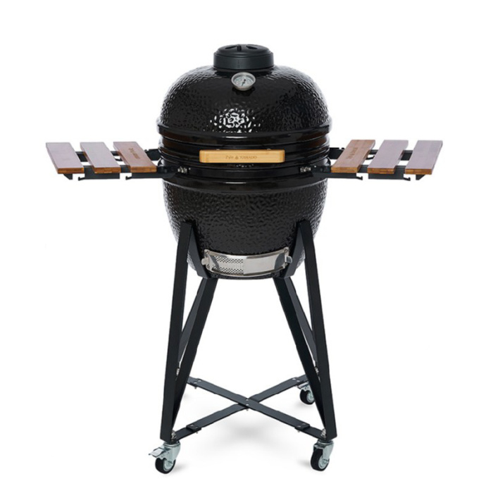 Kamado grilis su priedais Zyle 48 cm Medium ZY18BLSET juodas 1