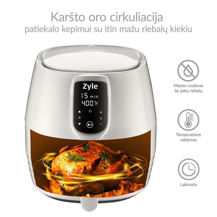 Karsto oro gruzdintuve Zyle ZY05WAF talpa 32 l 2