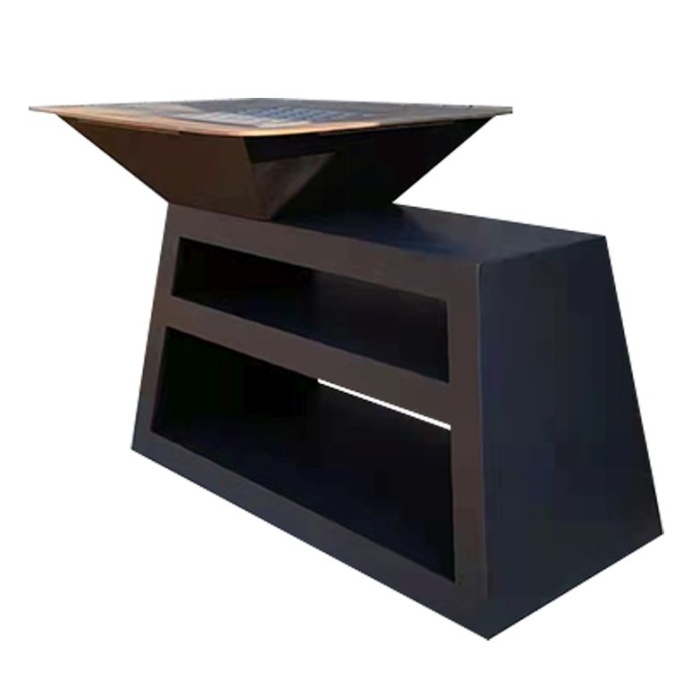 Lauko kepsnine Zyle ZYBG14BBQ su didele malkine 2