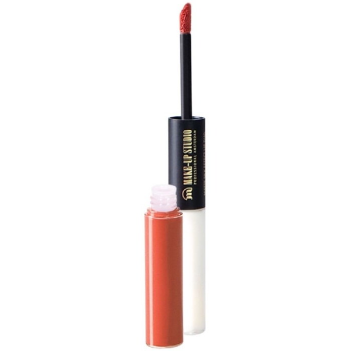 Matiniai lupu dazai Make Up Studio Matte Silk Effect Lip Duo Charming Coral PH10962CC dvipusiai 7.6 ml