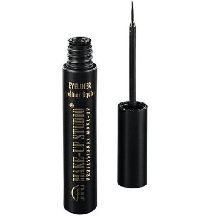 Skystas akiu pravedimas Make Up Studio Fluid Eyeliner 1 – Black PH06371 juodas 5 ml