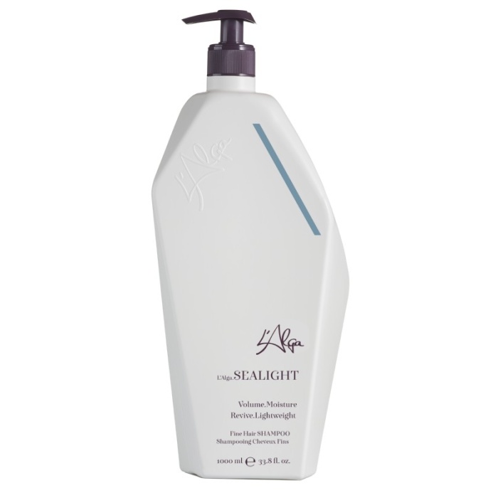 Apimties suteikiantis sampunas plaukams LAlga Sealight Shampoo LALA110106 ploniems plaukams 1000 ml