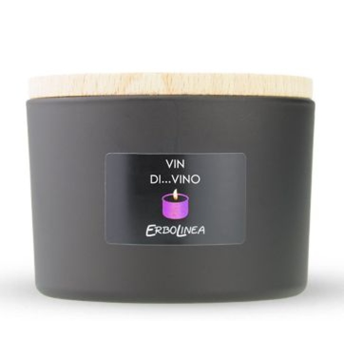 Aromatine zvake Erbolinea Candela In Vetro Vin Di Vino ERBCANVIN 140 g