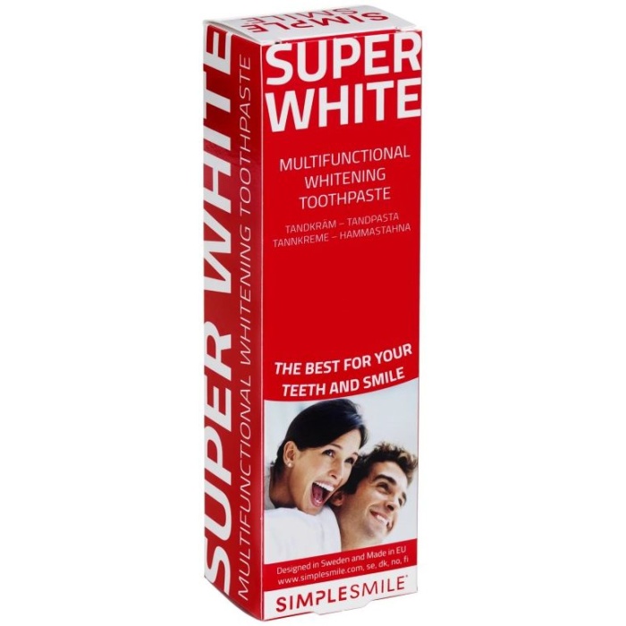 Balinamoji dantu pasta SimpleSmile Super White Multifunctional Whitening Toothpaste BECSS141698 metu skonio 75 ml