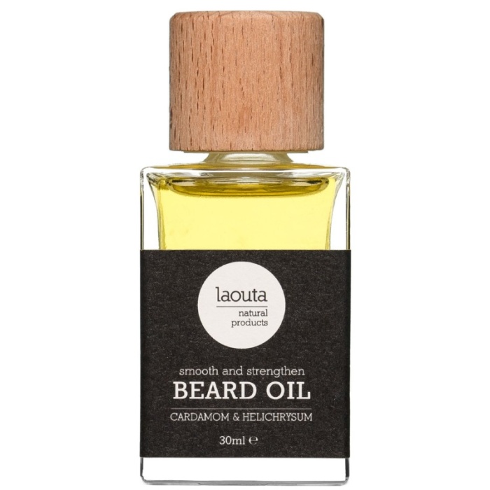 Drekinamasis barzdos aliejus Laouta Smooth Strengthen Beard Oil LAO0024 100 naturalus praturtinas salaviju ir alyvuogiu aliejais 30 ml