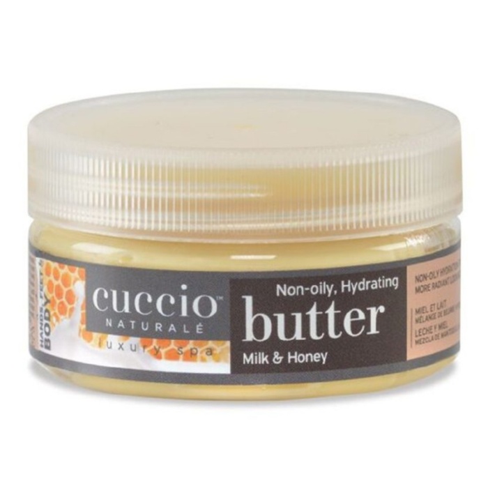 Maitinamasis sviestas Cuccio Naturale Butter Babies Milk Honey 3211 CNSC1002 tinka rankoms pedoms ir kunui 42 g