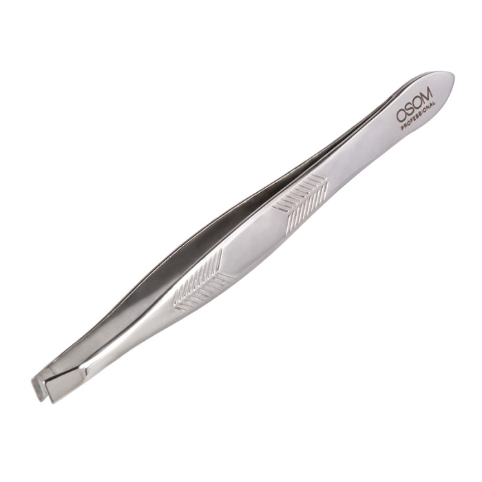 Pincetas profesionaliam naudojimui OSOM Professional Stainless Steel Tweezers OSOMPT01GR tiesus 89 mm 1