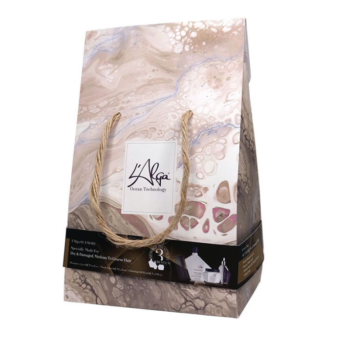 Plauku prieziuros priemoniu rinkinys LAlga Holiday Luxury Bag Seamore LALA600716