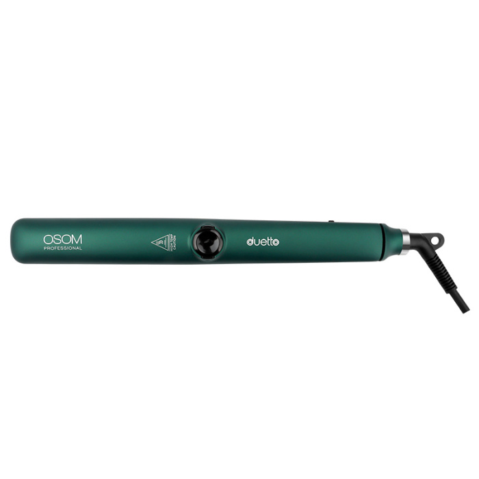 Plauku tiesintuvas OSOM Professional Duetto Automatic Steam Infrared Hair Straightener Green OSOMP089GR su garu ir infraredo funkcijomis zalios spalvos 3