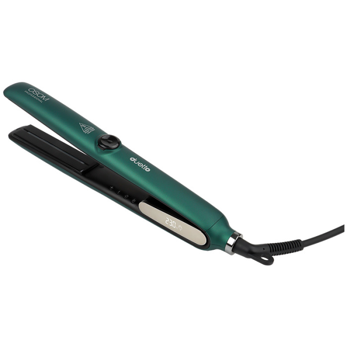Plauku tiesintuvas OSOM Professional Duetto Automatic Steam Infrared Hair Straightener Green OSOMP089GR su garu ir infraredo funkcijomis zalios spalvos 7