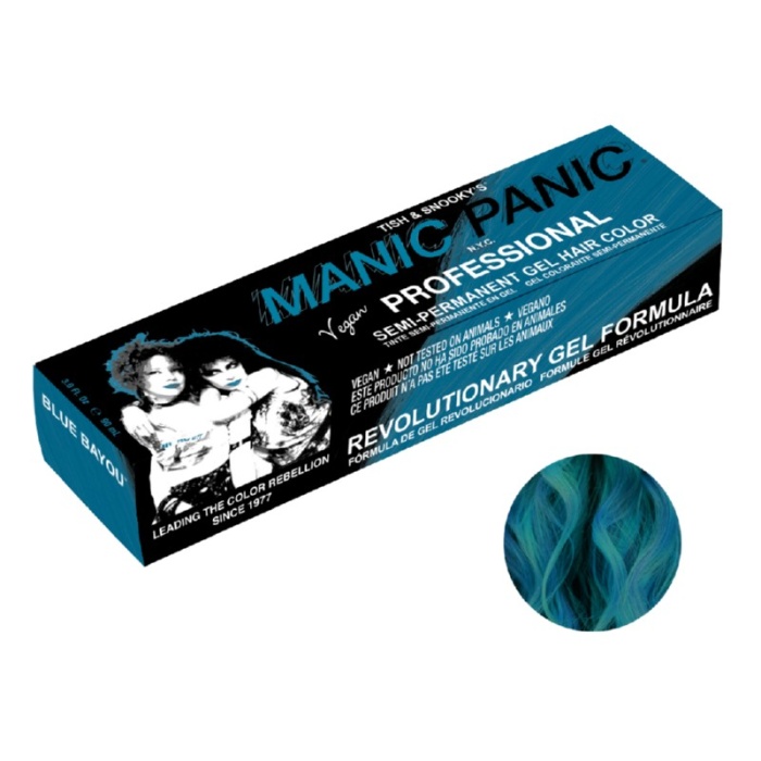 Pusiau ilgalaikiai geliniai plauku dazai Manic Panic Professional Gel Hair Color Blue Bayou SPP13007 90 ml