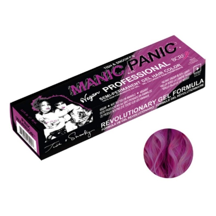 Pusiau ilgalaikiai geliniai plauku dazai Manic Panic Professional Gel Hair Color Pink Warrior SPP13013 90 ml