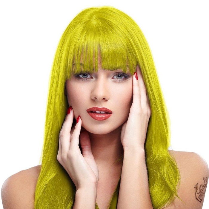 Pusiau ilgalaikiai kreminiai neoniniai plauku dazai Manic Panic Hair Color Cream Neon Electric Banana MEU11012 118 ml 3