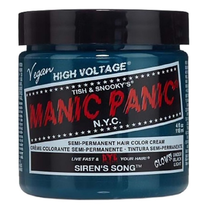 Pusiau ilgalaikiai kreminiai neoniniai plauku dazai Manic Panic Hair Color Cream Neon Sirens Song MEU11049 118 ml