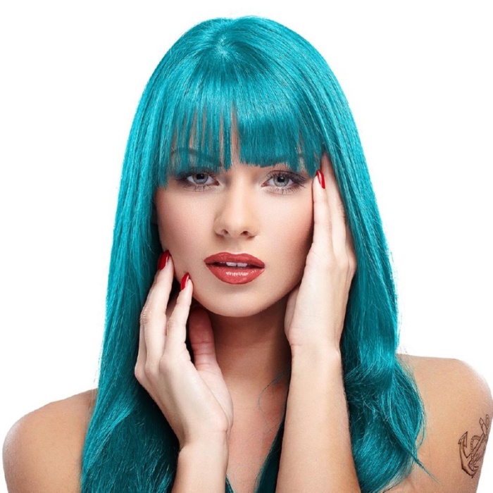Pusiau ilgalaikiai kreminiai plauku dazai Manic Panic Hair Color Cream Atomic Turquoise MEU11002 118 ml 2
