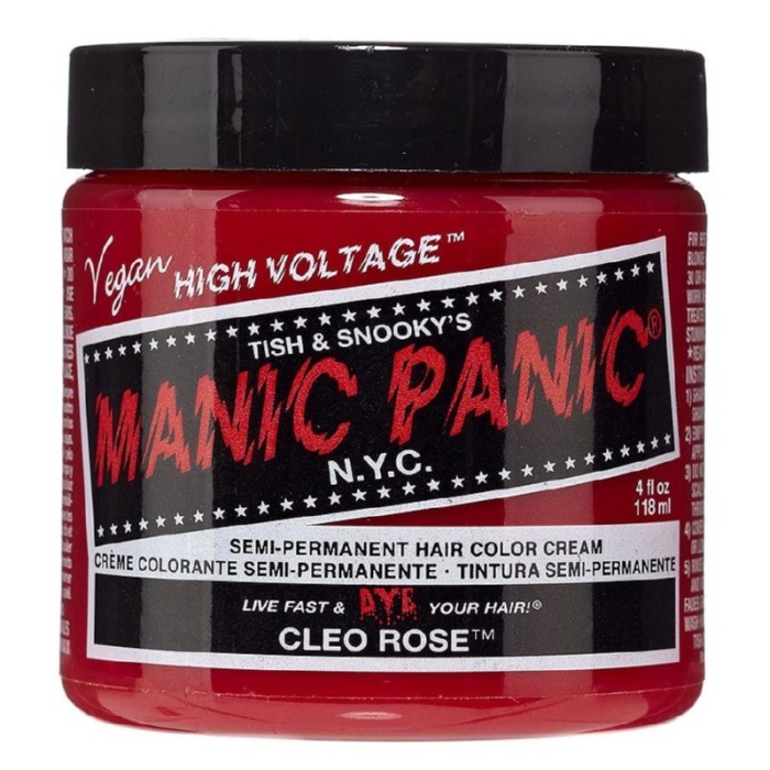 Pusiau ilgalaikiai kreminiai plauku dazai Manic Panic Hair Color Cream Cleo Rose MEU11046 118 ml