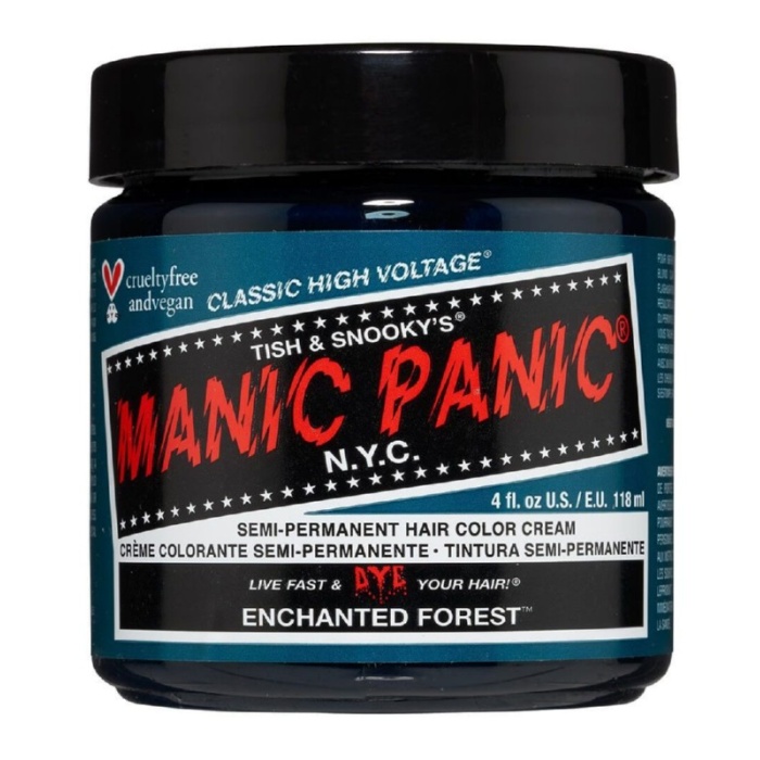 Pusiau ilgalaikiai kreminiai plauku dazai Manic Panic Hair Color Cream Enchanted Forest MEU11009 118 ml