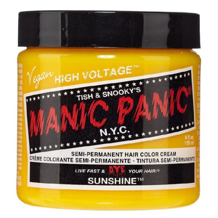 Pusiau ilgalaikiai kreminiai plauku dazai Manic Panic Hair Color Cream Sunshine MEU11040 118 ml