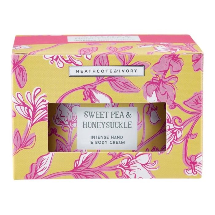 Ranku ir kuno kremas Heathcote Ivory Sweet Pea Honeysuckle Intense Hand Body Cream SPFG2331 200 ml