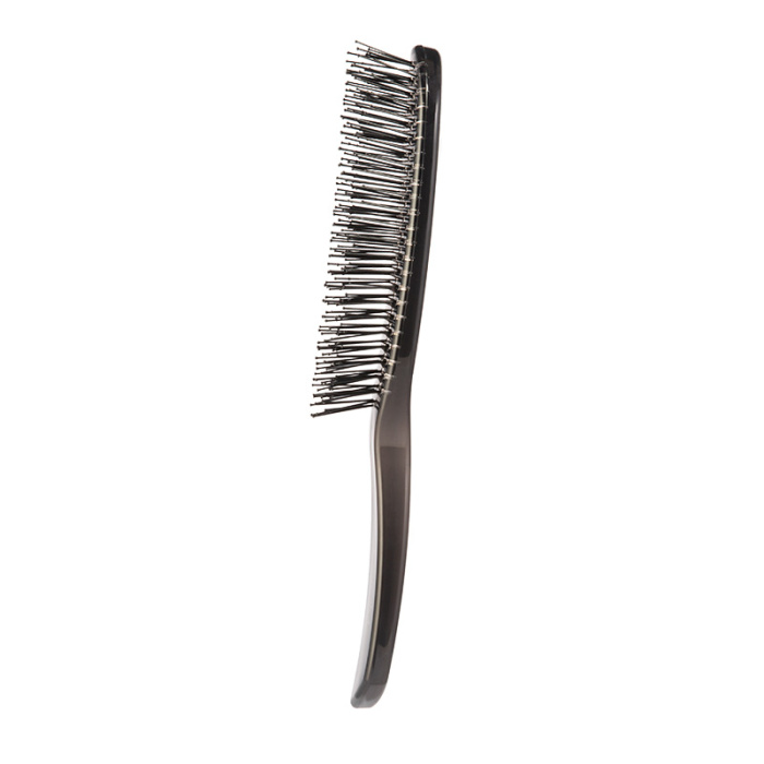 Sepetys plaukams OSOM Professional Scalp Detangling Brush OSOM01861 skirtas plauku issukavimui 21 cm skaidrus juodas 1