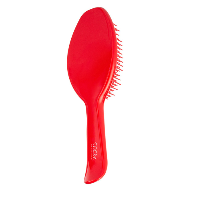 Sepetys plaukams OSOM Professional Tanglefly Red OSOM01971 skirtas slapiems plaukams raudonos spalvos 2