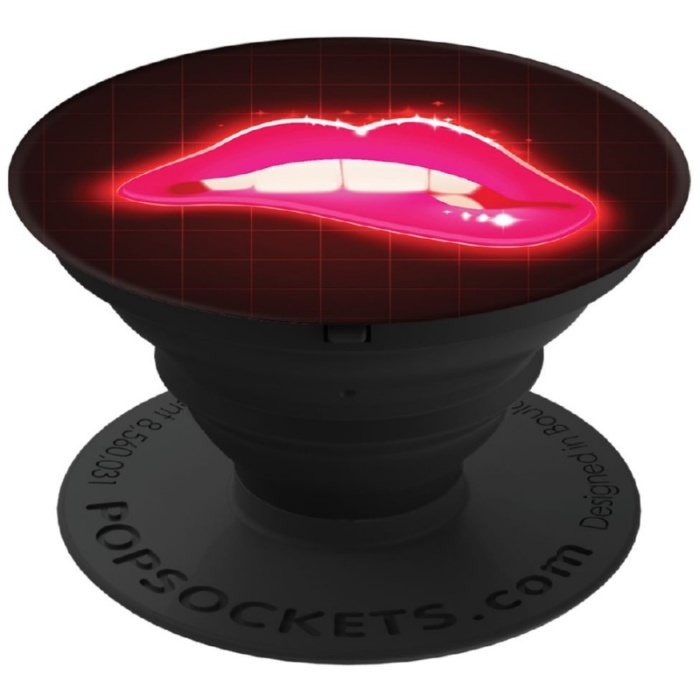 Universalus telefono laikiklis Popsocket Neon Lips POP800294