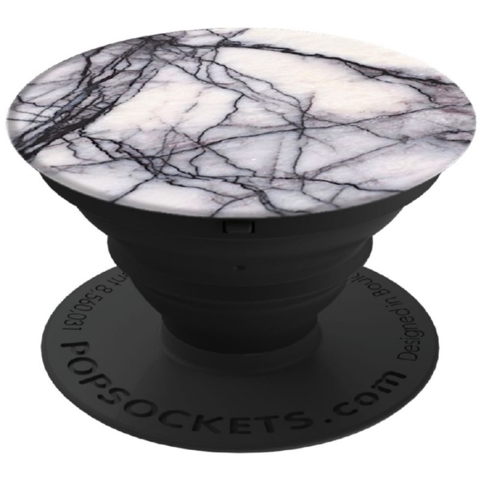 Universalus telefono laikiklis Popsocket White Marble POP101178