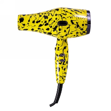 Plaukų džiovintuvas OSOM MOSAIC Hair Dryer OSOM9010YELLOW, 2000 W, dviejų greičių, geltonos spalvos