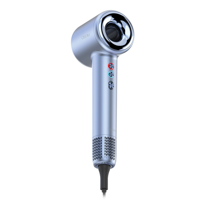 Plauku dziovintuvas OSOM ORION BLDC High Speed Hair Dryer OSOMH1000BLUE 1600 1800W su jonu funkcija melsvos spalvos