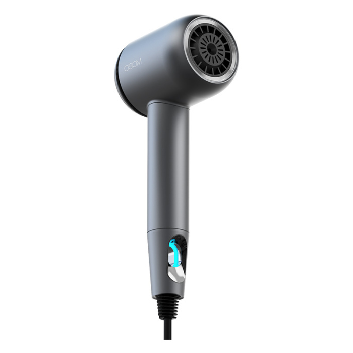Plauku dziovintuvas OSOM PLASMA BLDC High Speed Hair Dryer OSOMM2000GREY 1600 1800W su plazmos funkcija pilkos spalvos 1