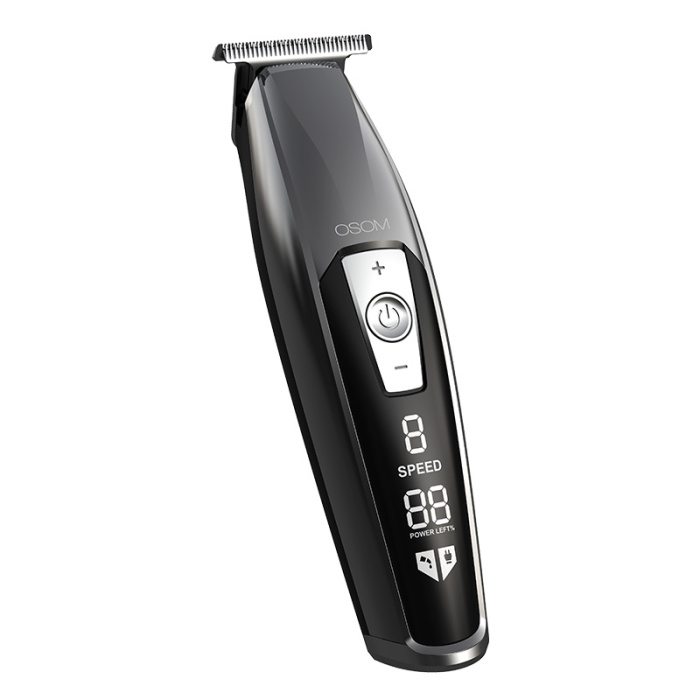 Plauku kirpimo kantavimo masinele trimeris OSOM Cordless Hair Trimmer OSOM3GM tamsaus metalo spalvos 1